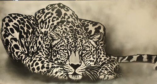 "Silent Tension" by Marcell Dergecz, Painting for Sale on Select