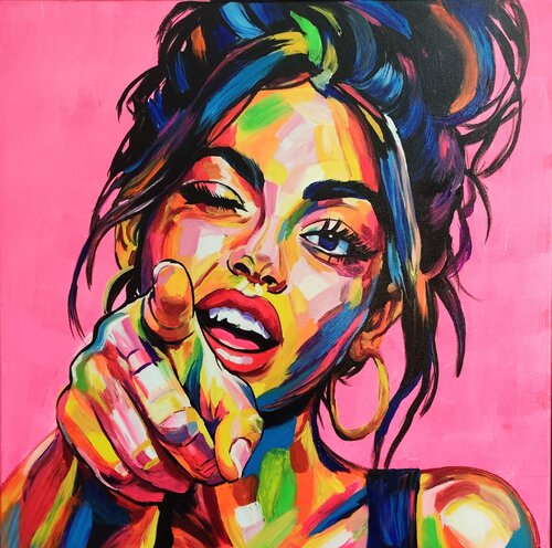 "Color Me Crazy" by Marcell Dergecz, Painting for Sale on Select