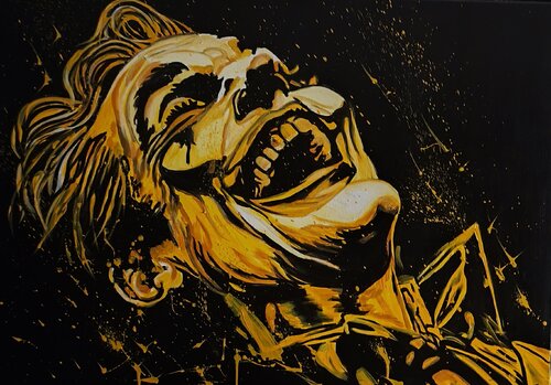 "The Last Laugh" by Marcell Dergecz, Painting for Sale on Select