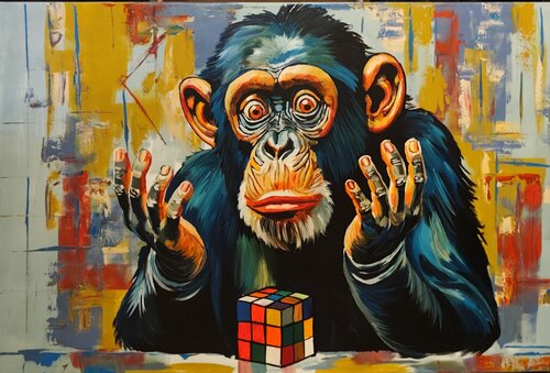 " Nő Clue" by Marcell Dergecz, Painting for Sale on Select