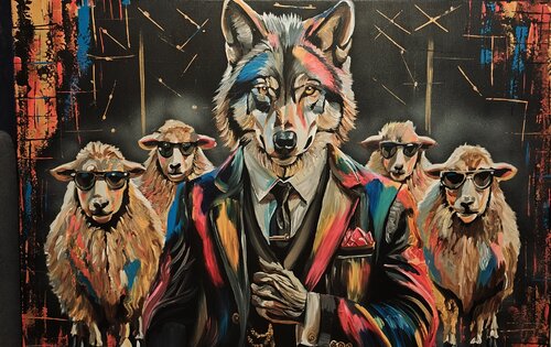 "The Illusion of Choice" by Marcell Dergecz, Painting for Sale on Select