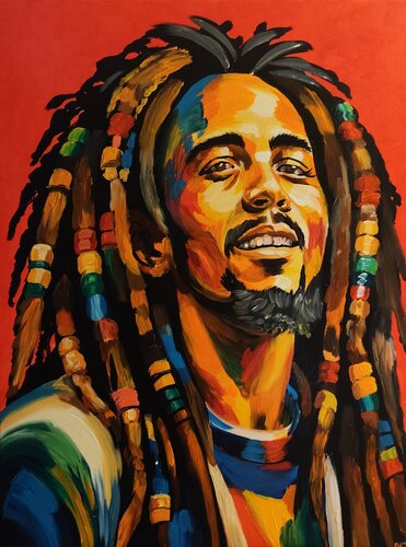 "One Love, One Heart" by Marcell Dergecz, Painting for Sale on Select
