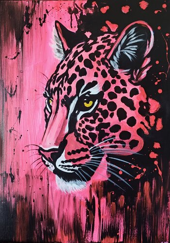 "Wild Elegance" by Marcell Dergecz, Painting for Sale on Select