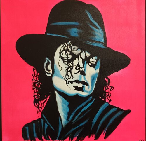 "The King of Pop" von Marcell Dergecz, Malerei kaufen auf Select