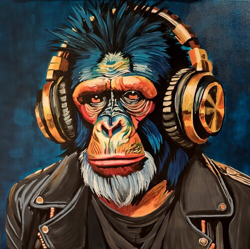 "King of the Beat" von Marcell Dergecz, Malerei kaufen auf Select