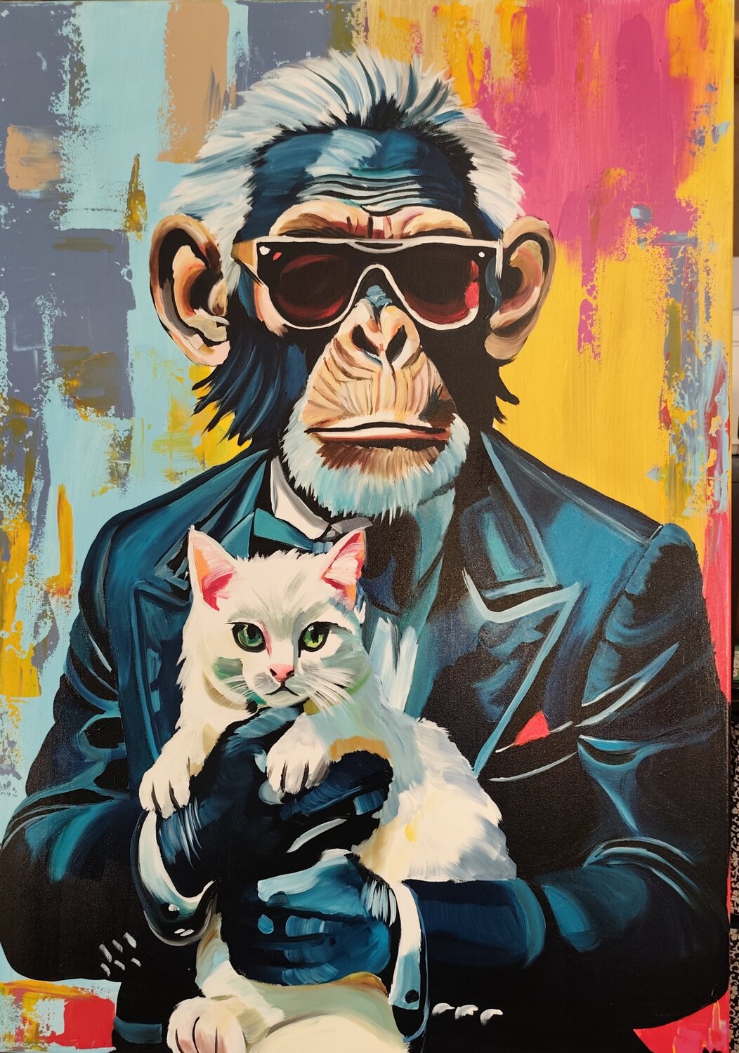 "Style Icon 5" Marcell Dergecz Original painting for sale