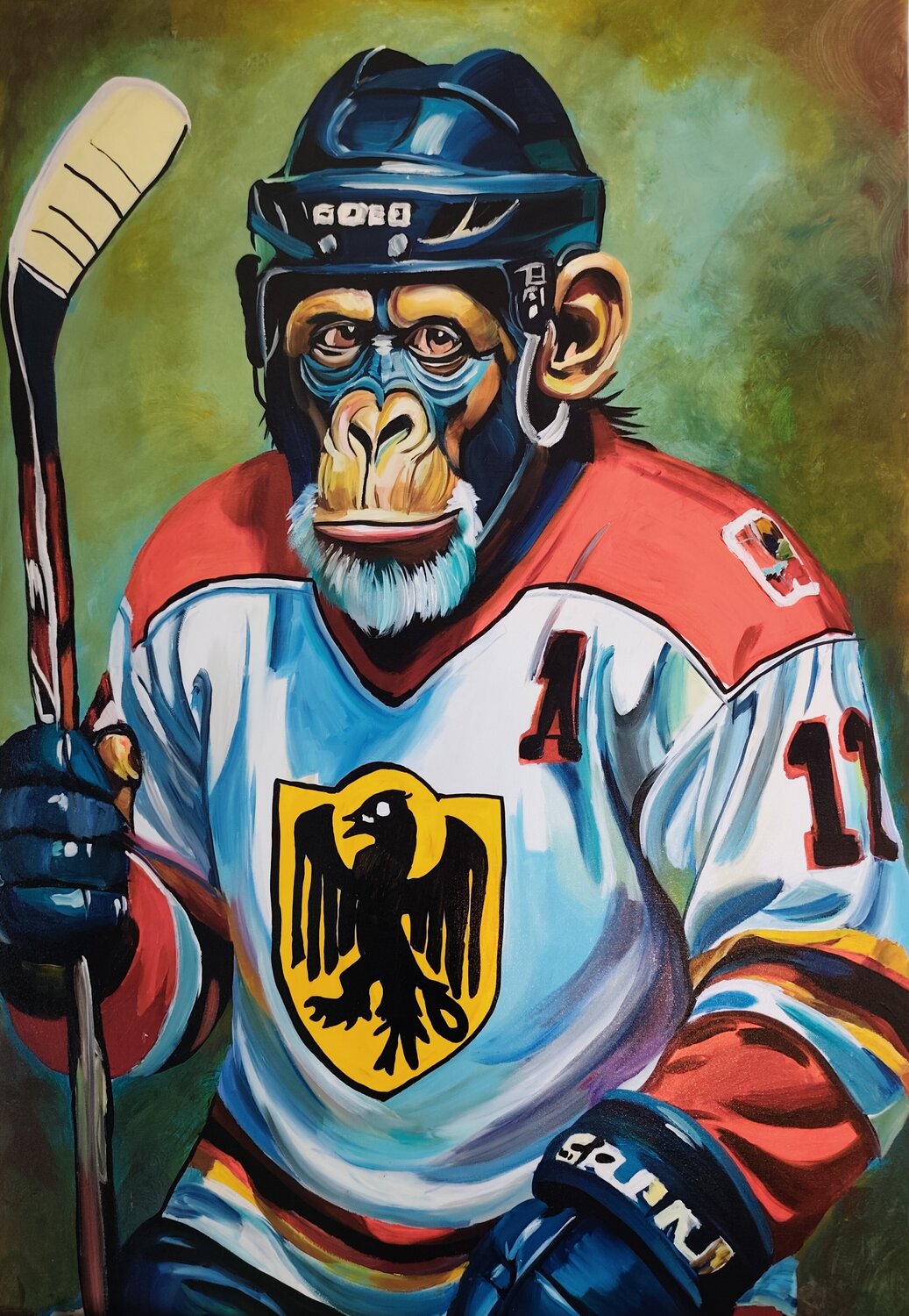 "The Last Shift" Marcell Dergecz Original painting for sale