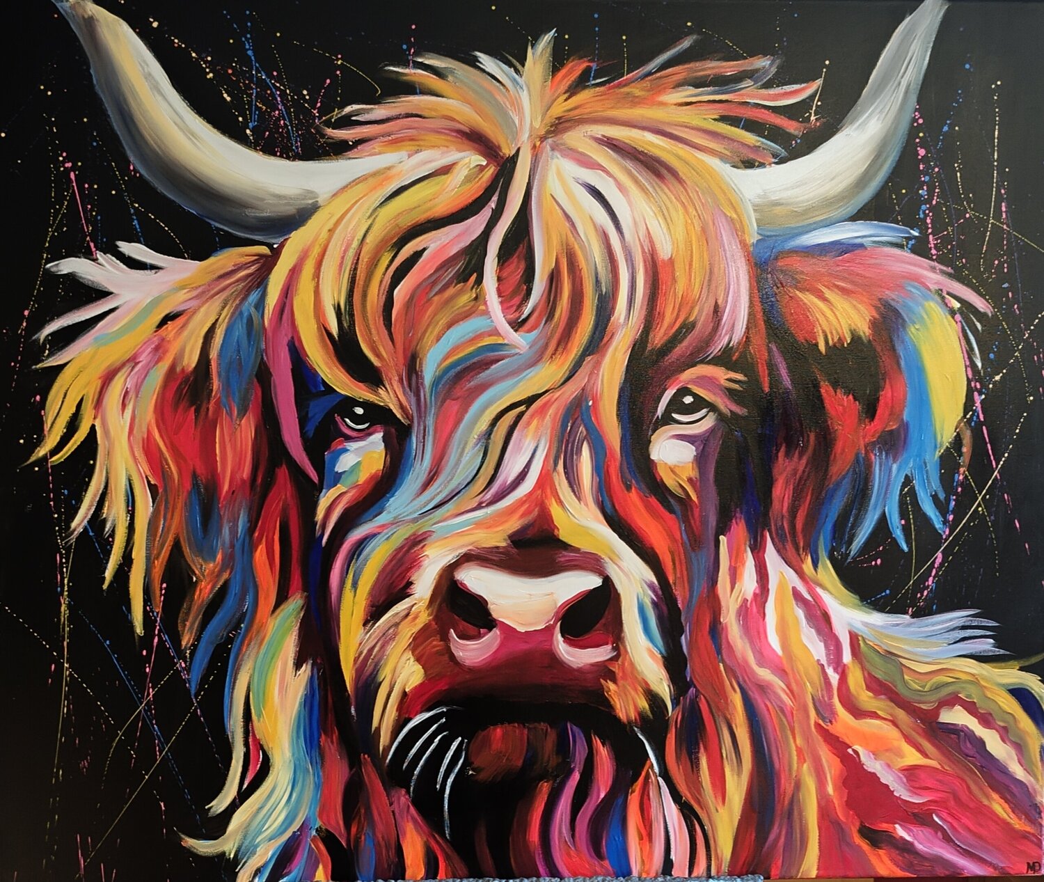 "Spirit of the Highlands" Marcell Dergecz Original painting for sale