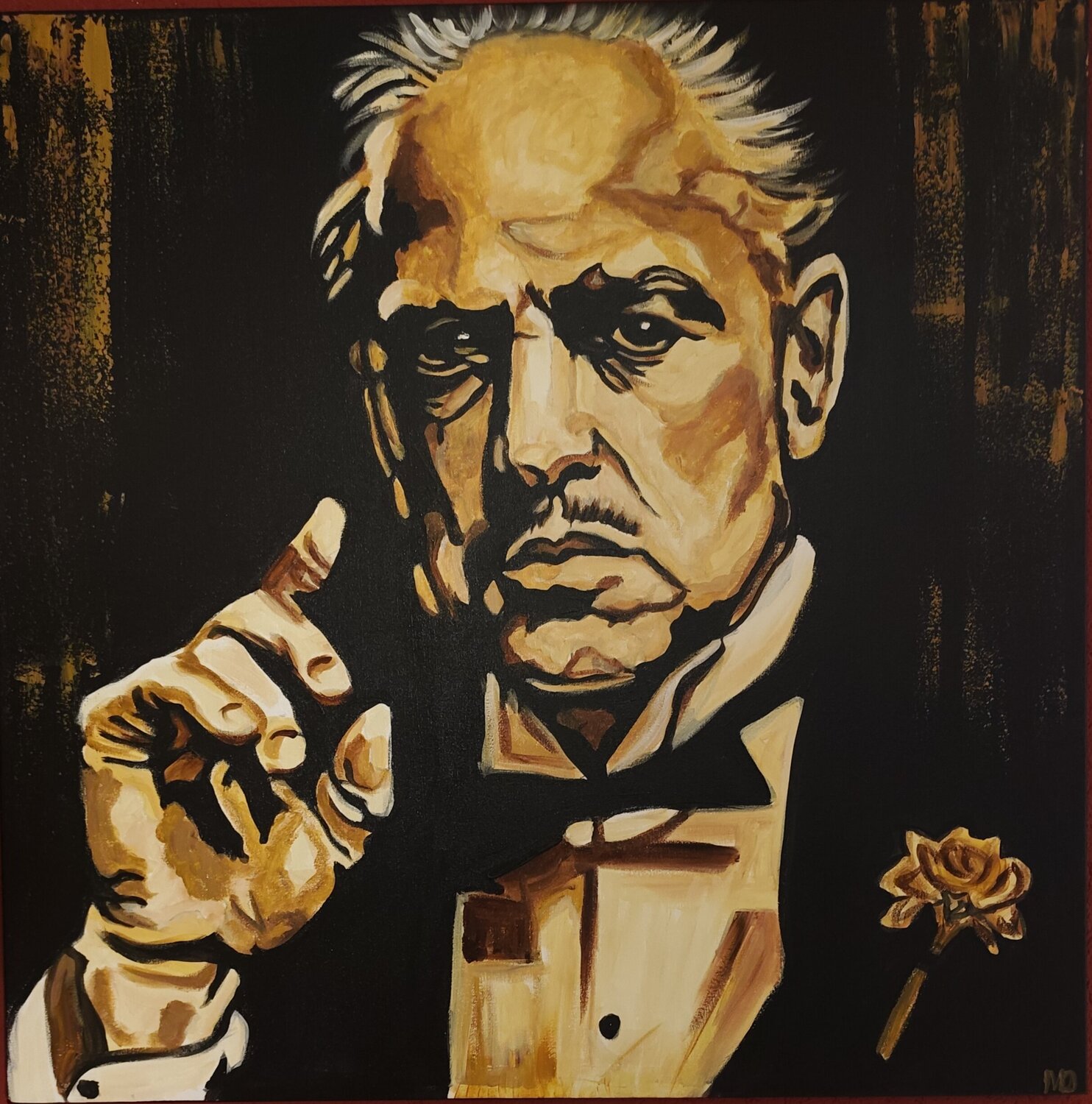 "The Don" Marcell Dergecz Original painting for sale