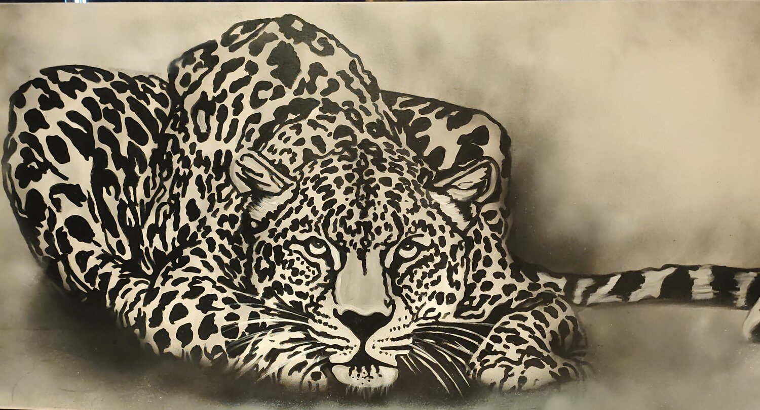 "Silent Tension" Marcell Dergecz Original painting for sale