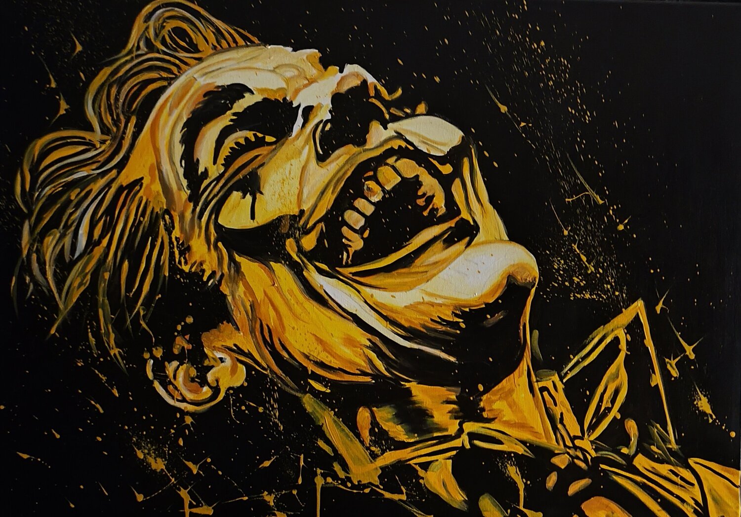 "The Last Laugh" Marcell Dergecz Original painting for sale
