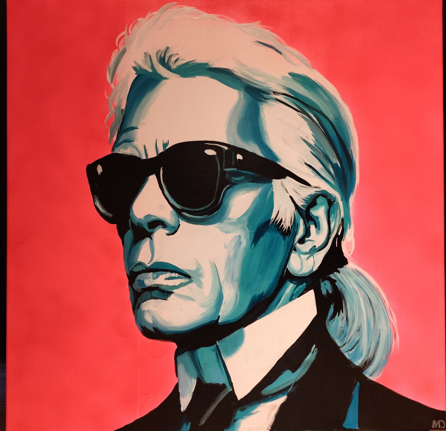 "The Icon" Marcell Dergecz Original painting for sale