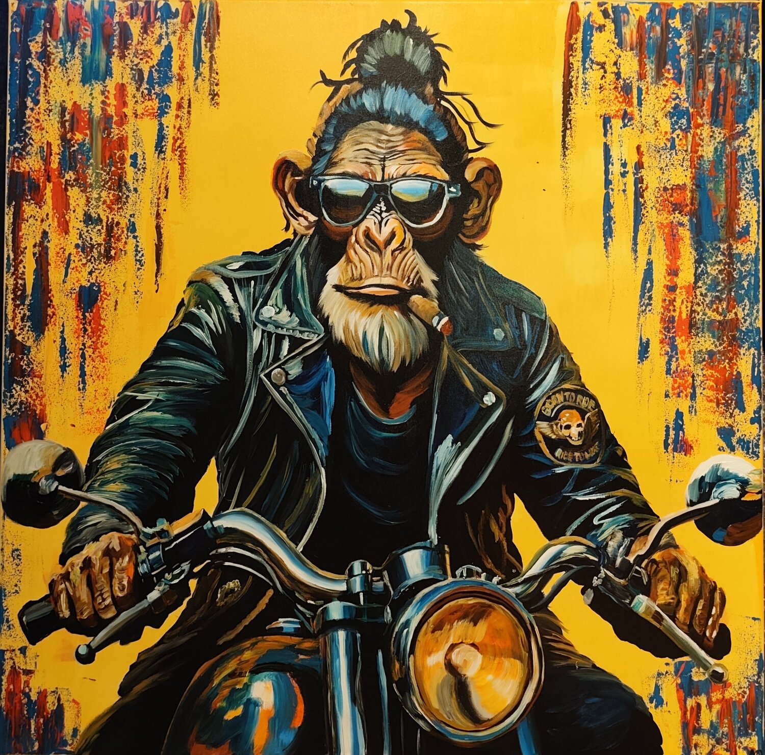 "Urban Rebel" Marcell Dergecz Original painting for sale