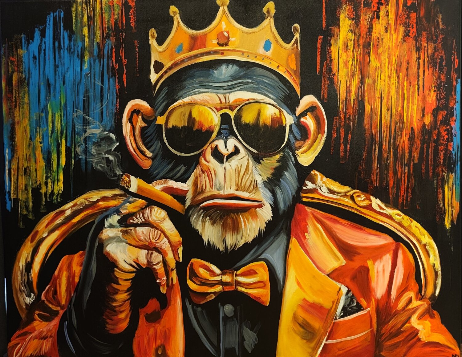 "The Kingmaker" Marcell Dergecz Original painting for sale