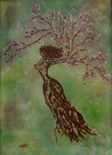 Frühlingswaldfee by Natalia Kison, Painting for Sale on Select