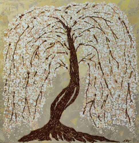 Wunschbaum by Natalia Kison, Painting for Sale on Select