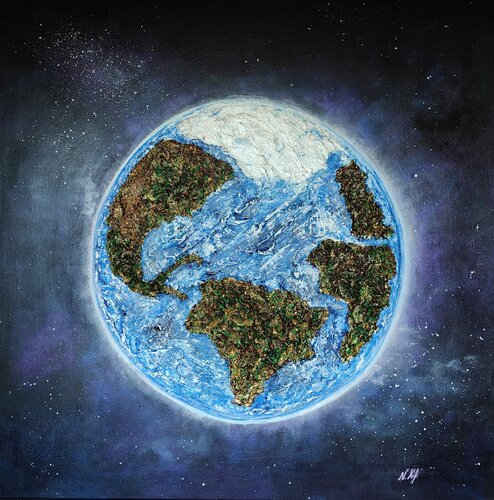 Aurora Cosmica by Natalia Kison, Painting for Sale on Select