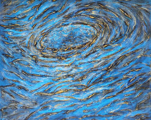 Ocean Rhapsody•Blue by Natalia Kison, Painting for Sale on Select