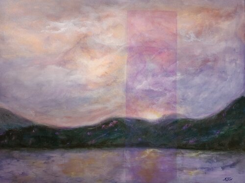 Between  the Worlds by Natalia Kison, Painting for Sale on Select