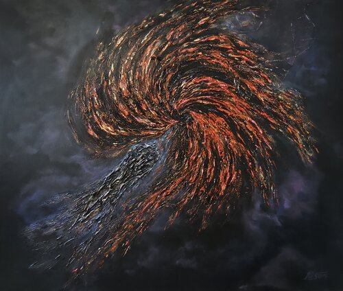 Genesis 1.2 - Code Activation by Natalia Kison, Painting for Sale on Select
