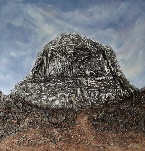 Kailash. The Axis of Silence by Natalia Kison, Painting for Sale on Select