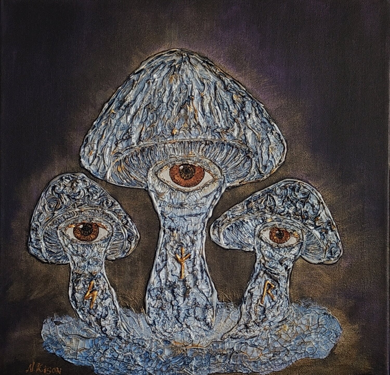 Guardians of Passage Natalia Kison Original painting for sale