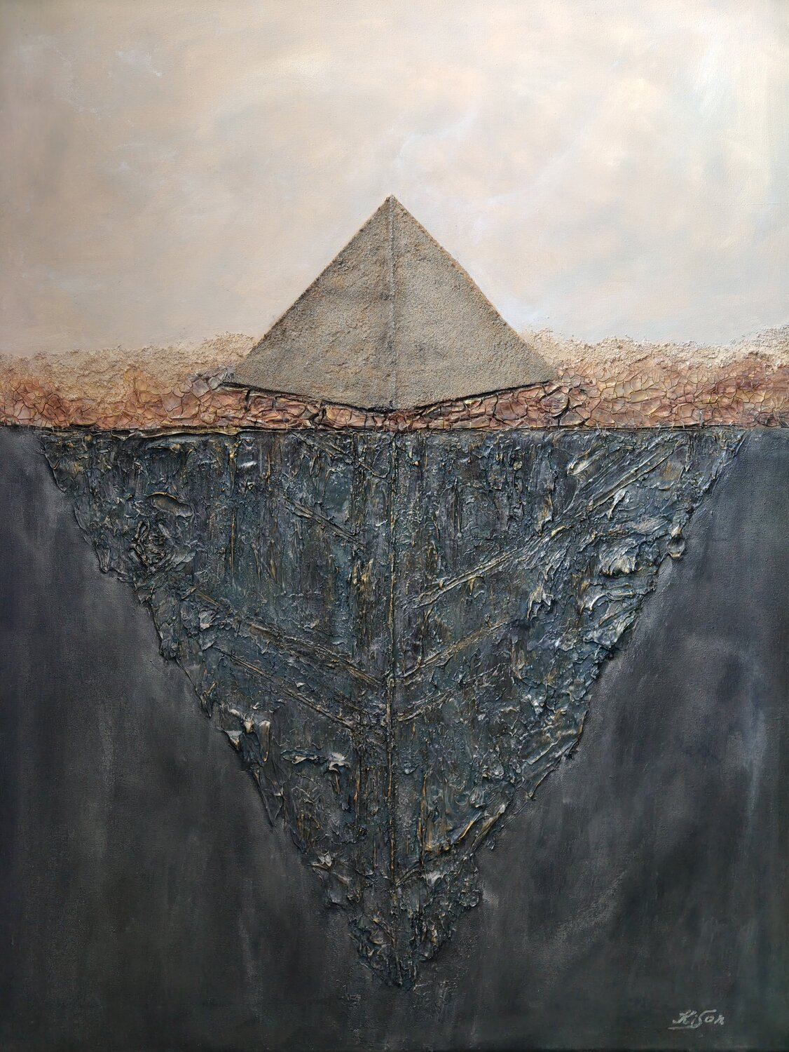 Genesis 2.2 - The Unmanifest Natalia Kison Original painting for sale