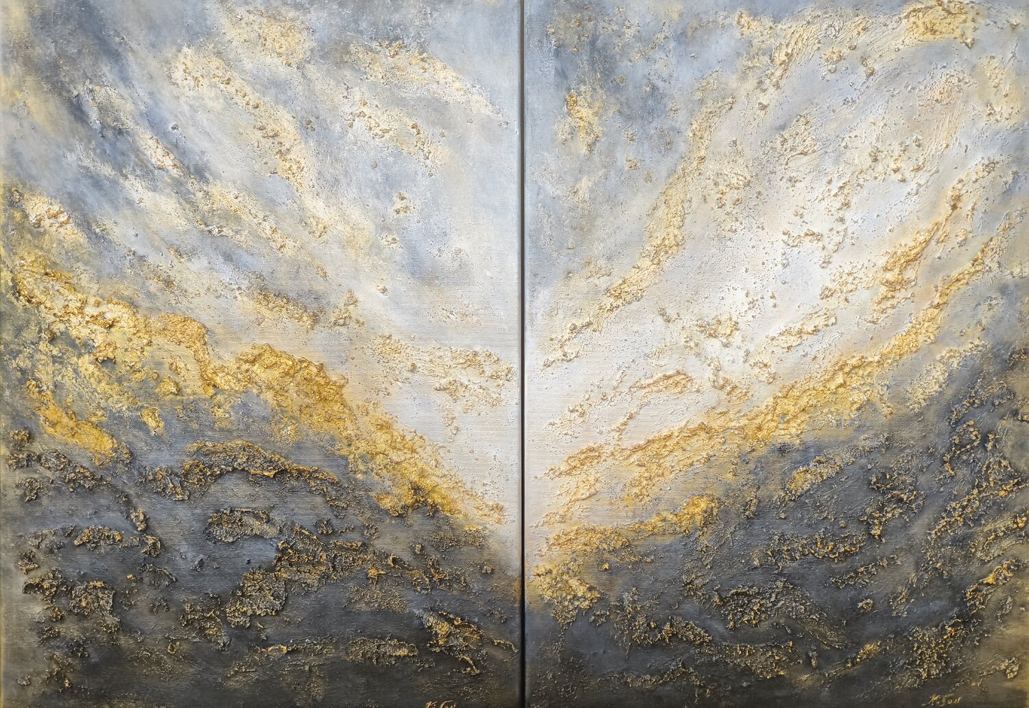 Golden Breeze Natalia Kison Original painting for sale