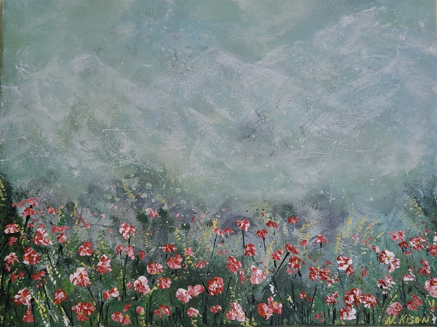 Crystalline Dawn Natalia Kison Original painting for sale