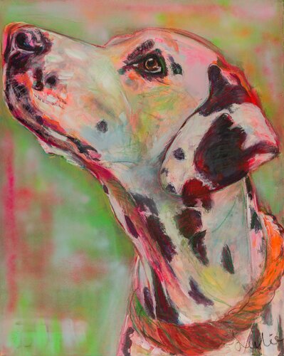 Dalmatier, portret by Liesbeth Serlie, Painting for Sale on Select