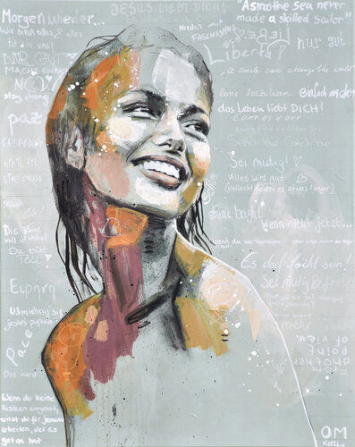 'Sophía' interactive painting by Wendy Helmes, Painting for Sale on Select