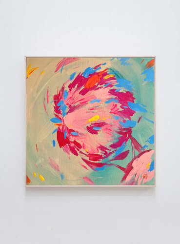 Muse X 40x40cm by Alexandra Stanciu, Painting for Sale on Select