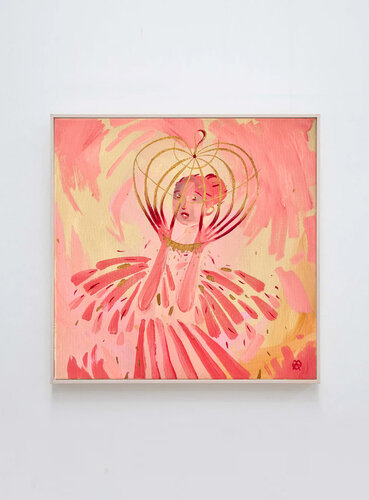 Muse VIII 40x40cm by Alexandra Stanciu, Painting for Sale on Select
