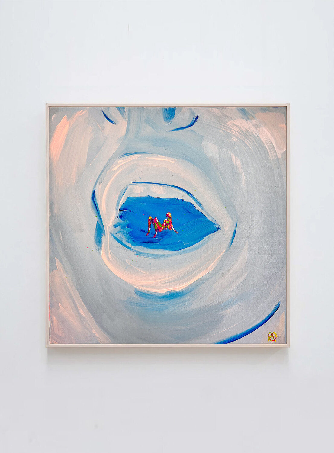 Muse IX 40x40cm Alexandra Stanciu Original painting for sale