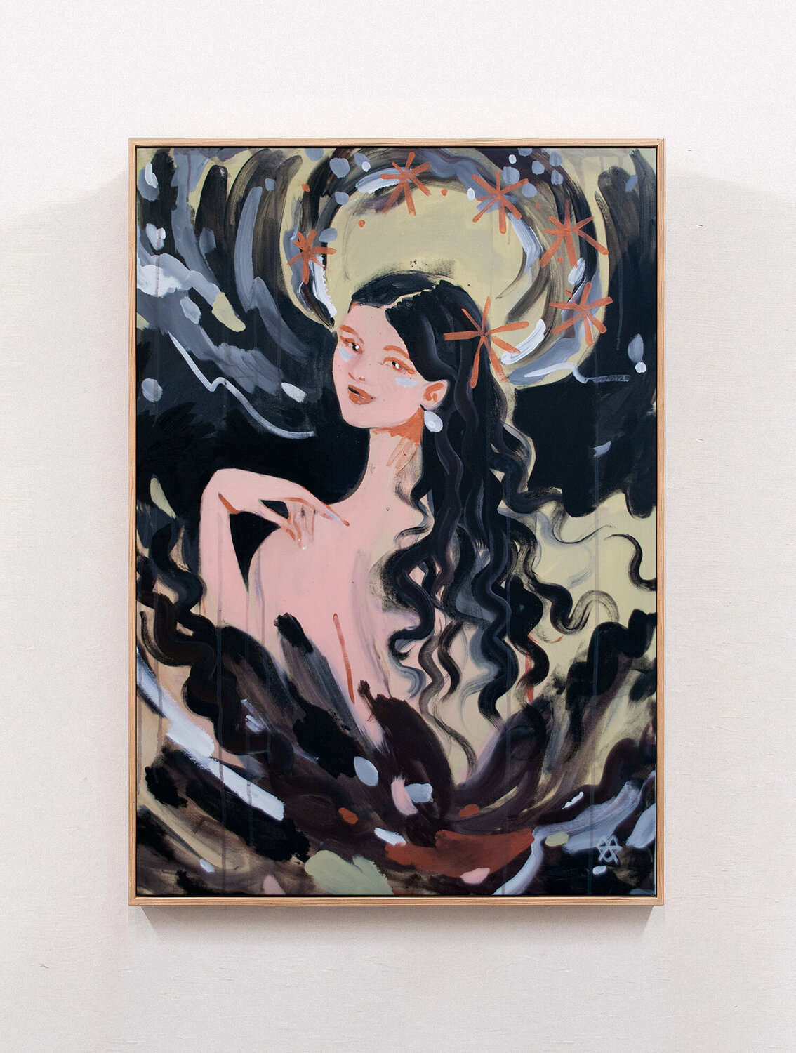 The Goddess Alexandra Stanciu Original painting for sale
