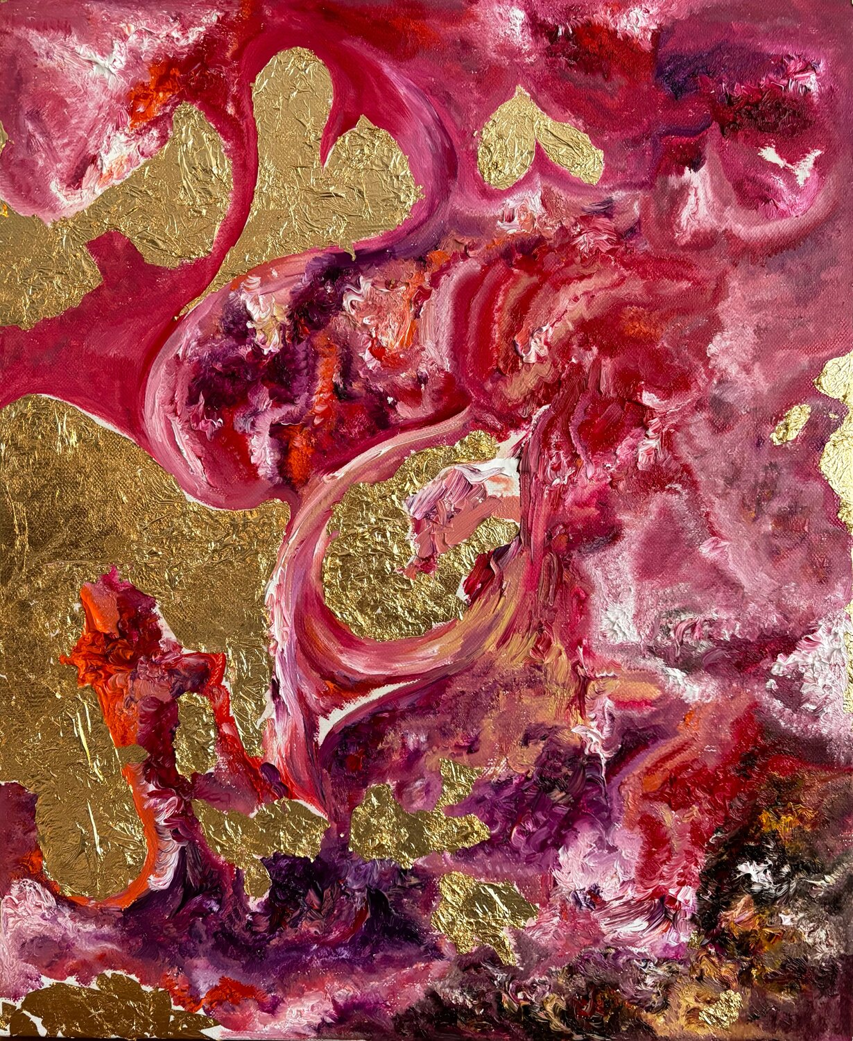 Love at Heartbeat Chae Yun Christine Park Original painting for sale