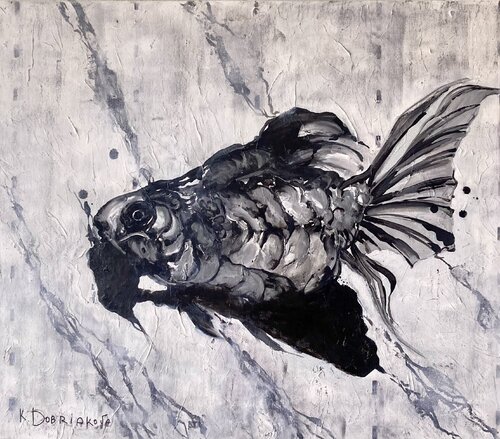 Fisch #1 by Kseniia Dobriakova, Painting for Sale on Select