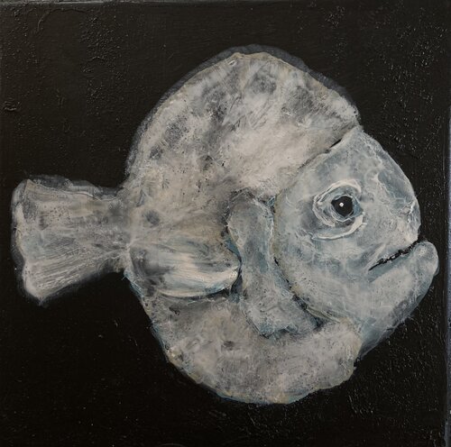 Fisch #2 by Kseniia Dobriakova, Painting for Sale on Select
