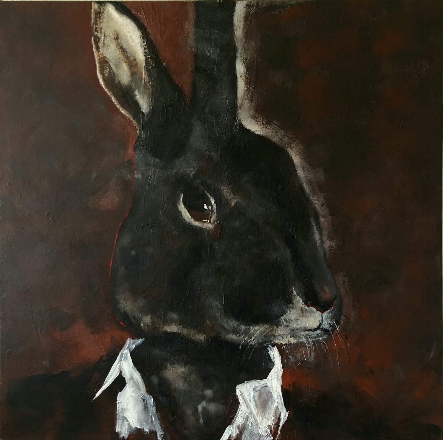 Portrait Kseniia Dobriakova Original painting for sale