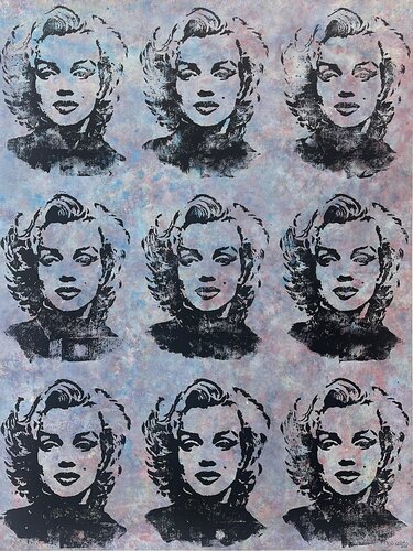 "Velvet Icon" by Indika Wijewardana, Painting for Sale on Select