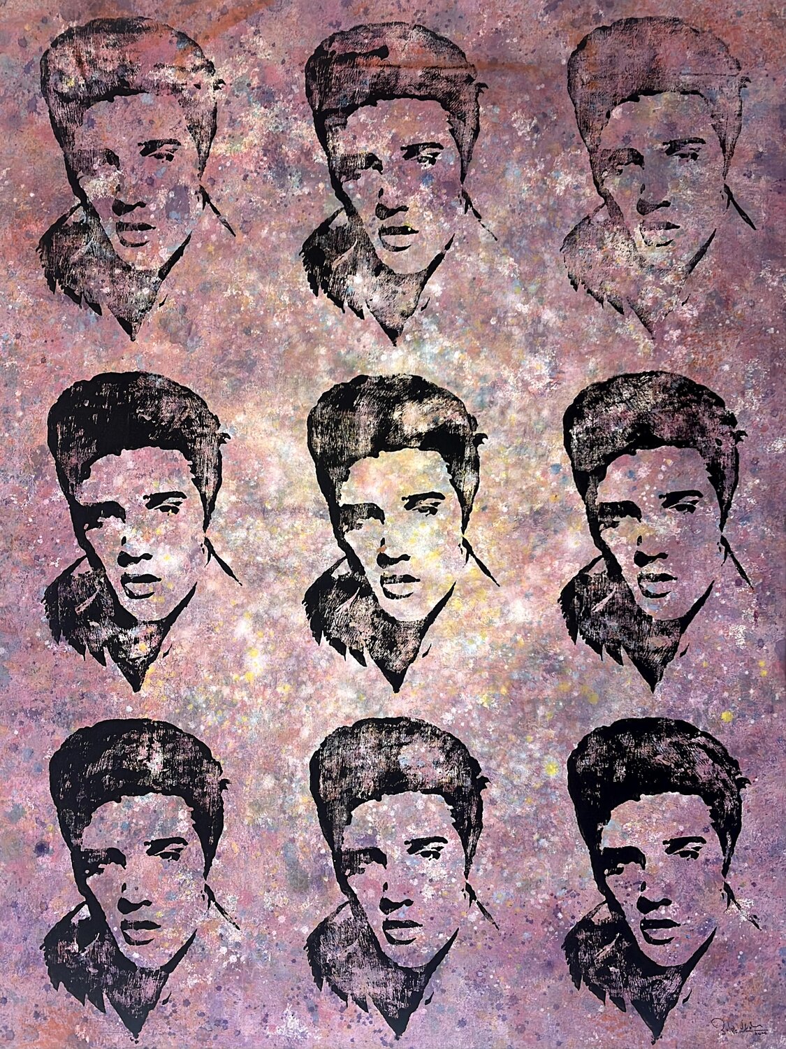 "Suspicious Minds" Indika Wijewardana Original painting for sale