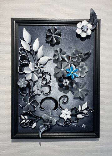 Fleurs de nuit by PAUL Alain, Painting for Sale on Select
