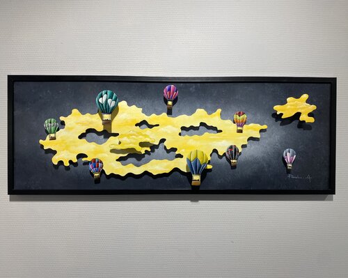 Souffle d'or by PAUL Alain, Painting for Sale on Select