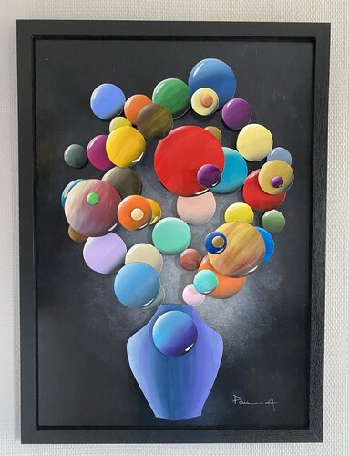 Floribulles by PAUL Alain, Painting for Sale on Select
