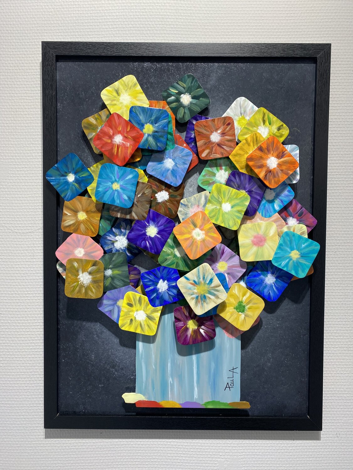 Mille Fleurs PAUL Alain Original painting for sale