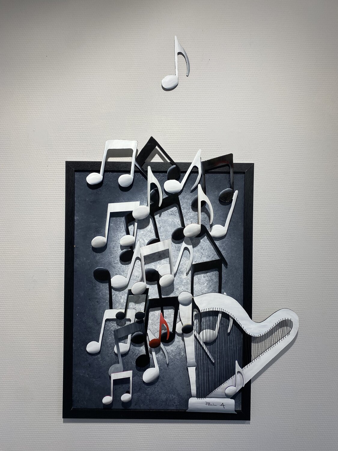 Réson'Âme PAUL Alain Original painting for sale