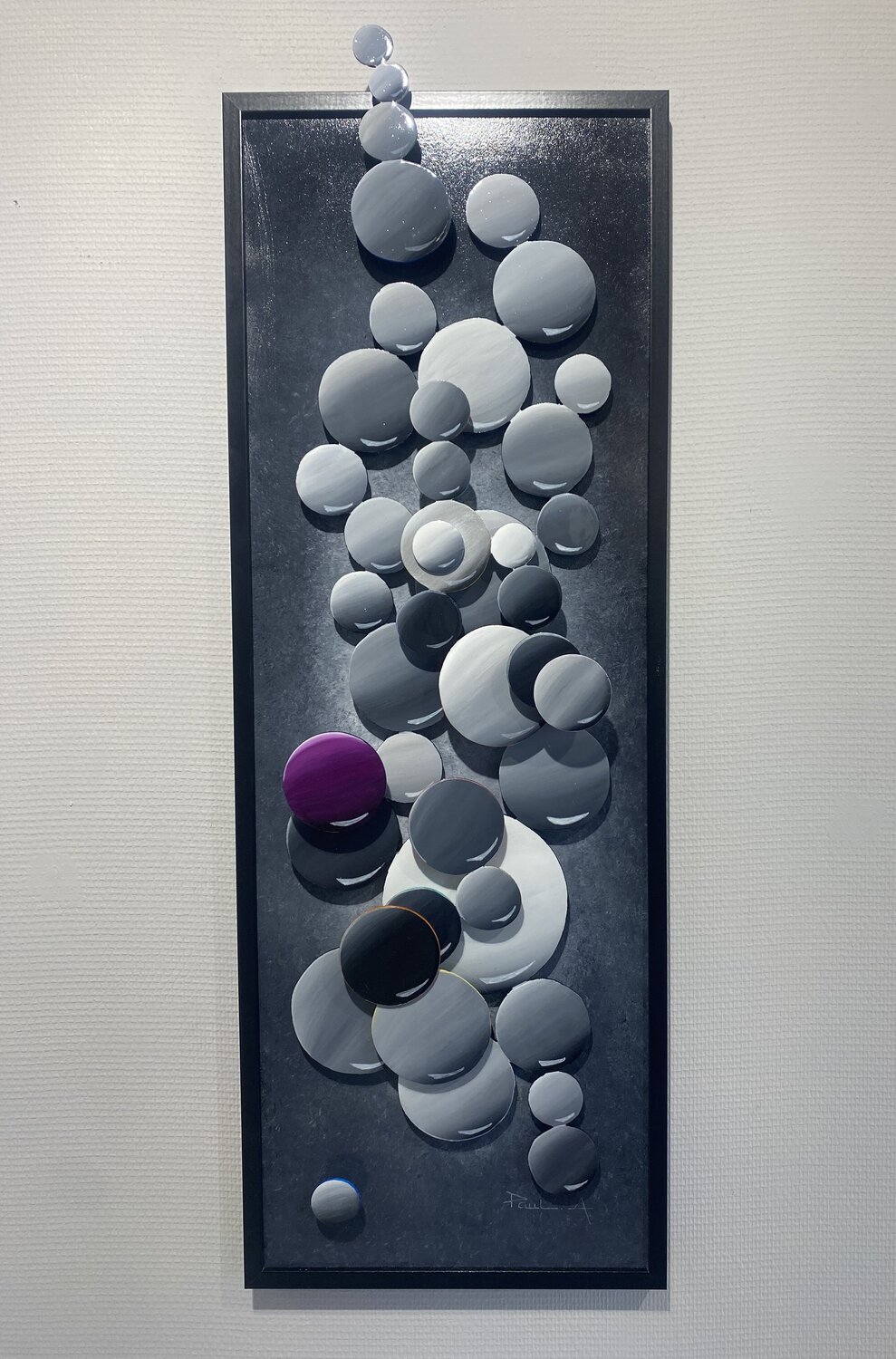 Bubble Night PAUL Alain Original painting for sale