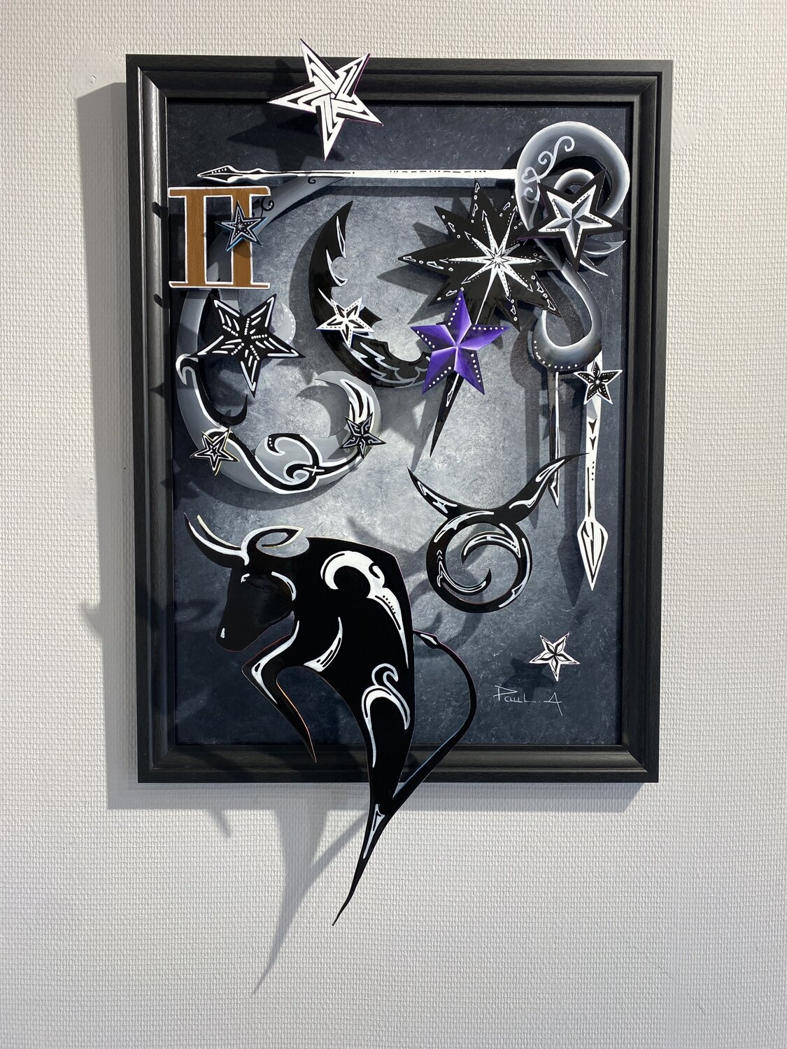 " II " PAUL Alain Original painting for sale