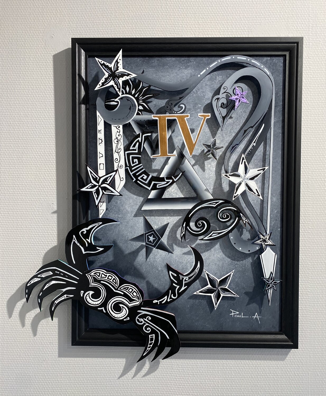 " IV" PAUL Alain Original painting for sale