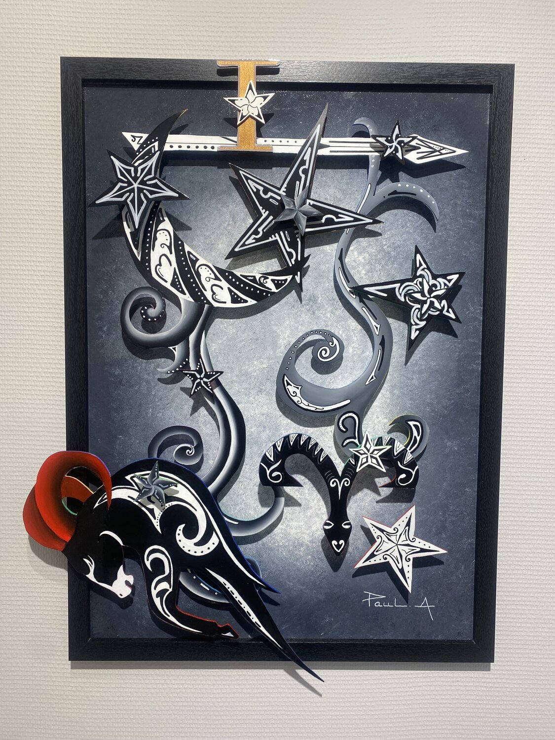 " I " PAUL Alain Original painting for sale